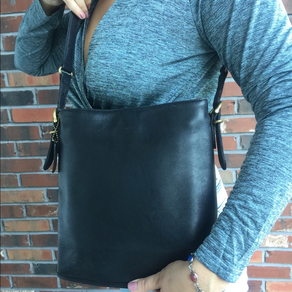 Genuine leather Coach bag